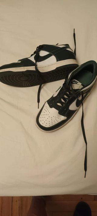 Zapatillas Nike Dunk Low Verdes y Blancas