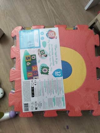 Tapete de juego infantil con números