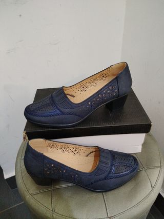 Scarpe donna tacco 5 cm, numero 39