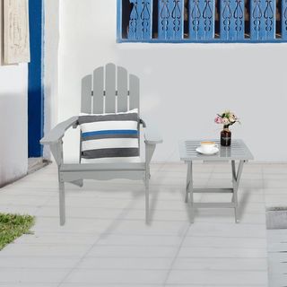 Silla Adirondack Plegable Kunste + Mesa