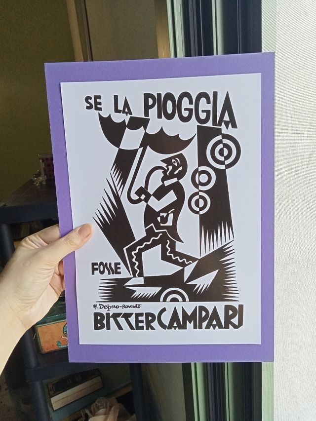 Poster pubblicità vintage Campari