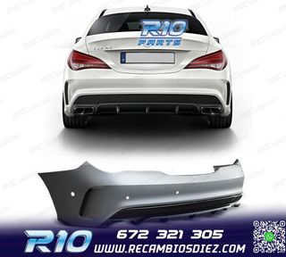 PARAGOLPES TRASERO MERCEDES CLA C117 LOOK AMG CLA45