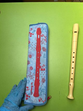 Funda para flauta dulce con diseño