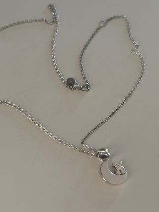 Colgante Tous Luna y Osito Plata