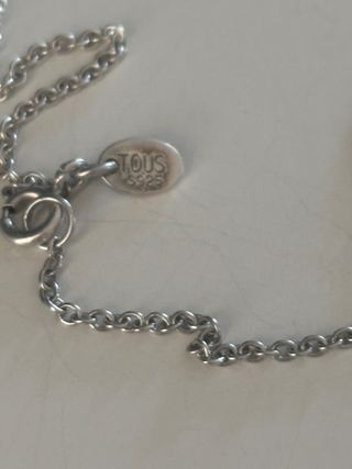 Colgante Tous Luna y Osito Plata