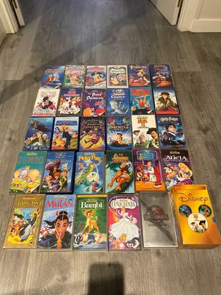 Lote Películas VHS Disney Clásicos
