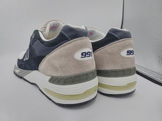 New Balance 991 MiUK SNS Azul Blanco Talla 45
