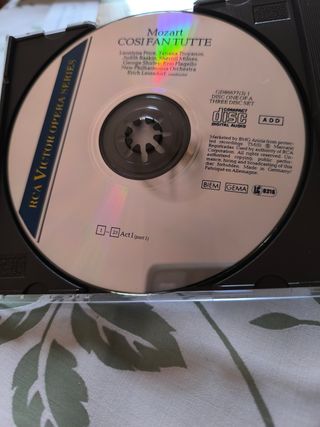 Mozart Cosi fan tutte - ópera en 3 CDs