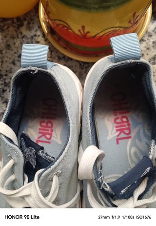 Lonetas tipo Converse vaqueras con brillos n.36