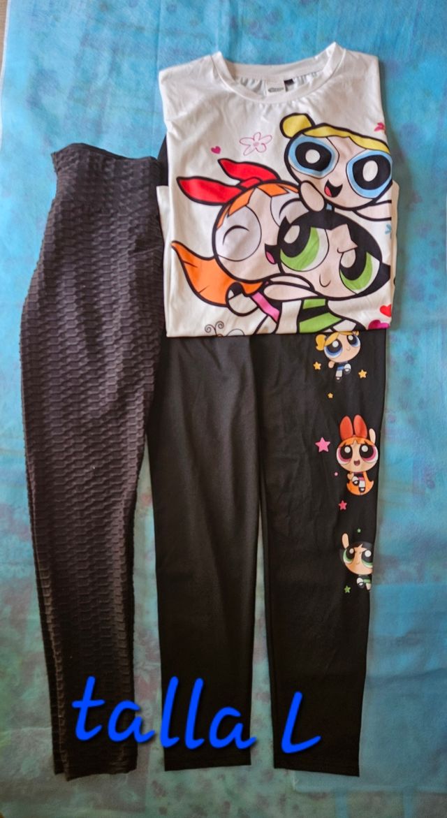 Camiseta y pantalón Powerpuff Girls Talla L