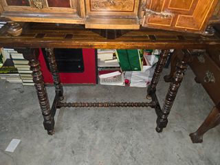 Bargueño español con mesa S. XVII-XVIII. 