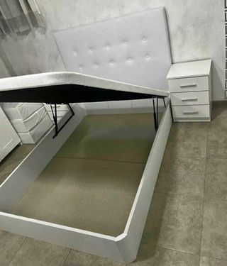 Canapé abatible con colchónes viscoelástica 