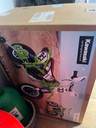 Moto Eléctrica Kawasaki 12V Niños