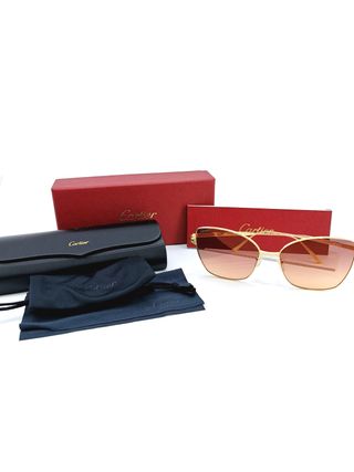 Gafas de Sol Cartier CT0328S 003 Oro Naranja