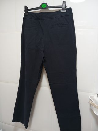 Pantalón Massimo Dutti Talla 42 Negro