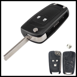 CARCASA LLAVE COCHE PARA OPEL 2 BOTONES HU43