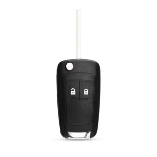 CARCASA LLAVE COCHE PARA OPEL 2 BOTONES HU43