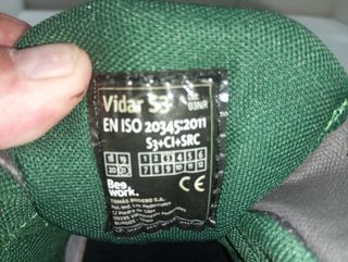 Zapatos de seguridad Be9 work. Talla 46