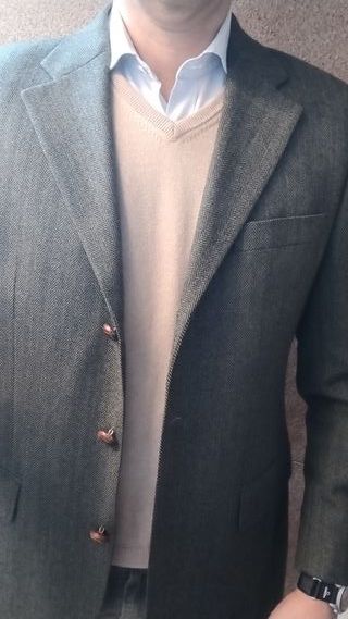 Americana Cortefiel espiga Talla 50