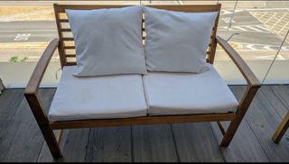 Banco de jardín 2 plazas madera