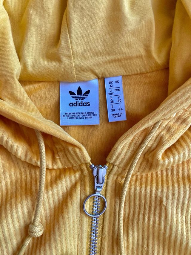 Chaqueta Adidas Amarilla Corduroy