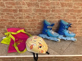 Patines Talla 31-34, Casco y Funda