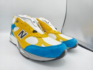 New Balance 991 MiUK SNS Azul Amarillo Talla 45