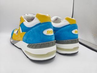 New Balance 991 MiUK SNS Azul Amarillo Talla 45