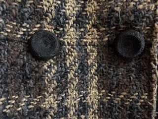 Abrigo cruzado Punto Roma cuadros