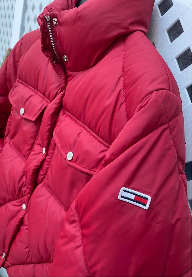 Cazadora Tommy Jeans Roja Talla M