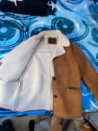 Chaqueta Stradivarius Marrón Talla M