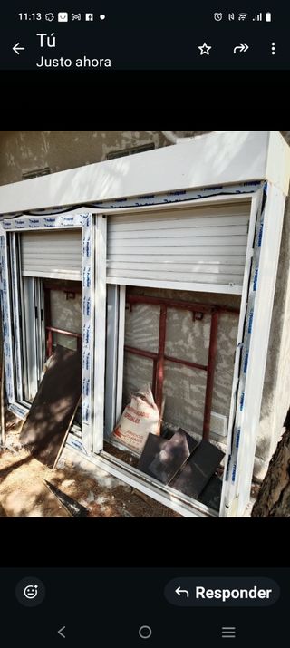 Ventana PVC con persiana