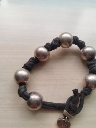 Pulsera B&G Bolas Acero y Plata