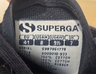 Zapatillas Superga Azul Talla 41