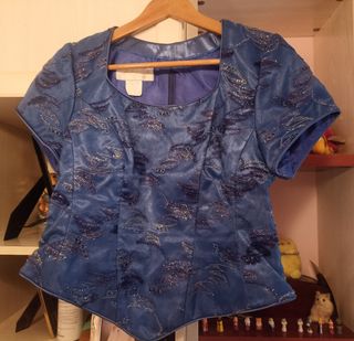 Conjunto Falda y Corpiño Azul