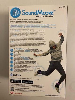 SoundMoovz Muzical Bandz Morados Bluetooth
