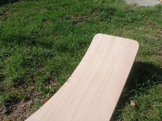 Tabla curva de madera equilibrio