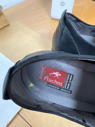 Zapatos de piel negros mujer