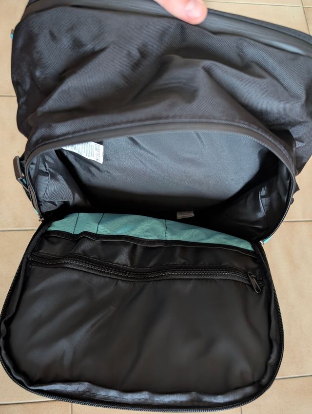 Zaino Bianchi 25L Nero/Azzurro