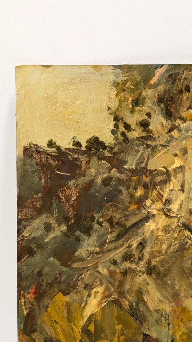 Llopis Beltrá óleo firmado paisaje impresionista