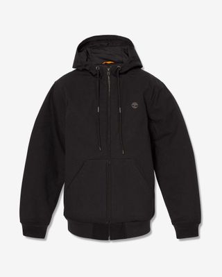 Chaqueta con capucha Timberland Canvas Bomber Negr
