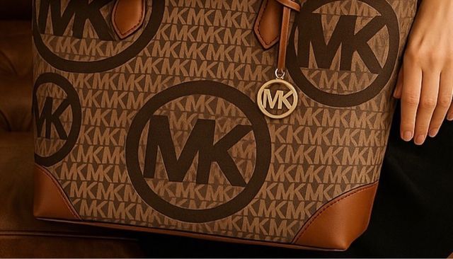 Bolso Michael Kors Shopper Marrón y Beige