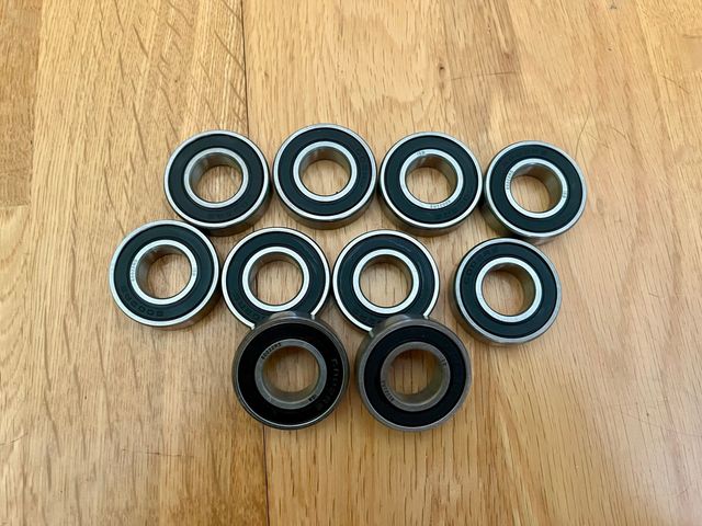 Lote 10 Rodamientos 6002RS