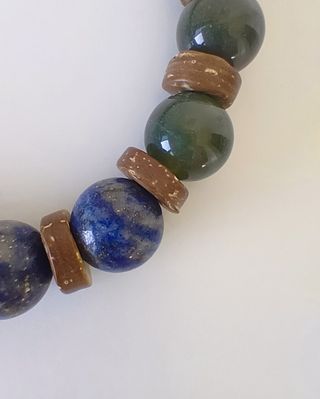 Bracciale Lapislazzuli, Agata e Cocco