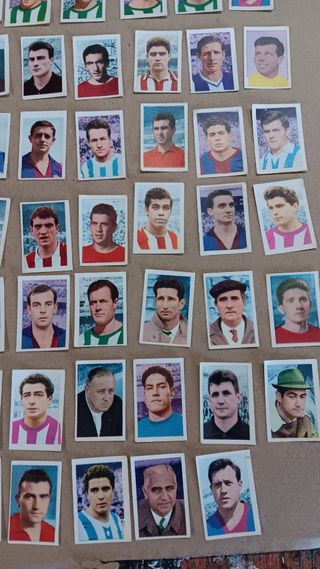 Cromos de fútbol antiguos