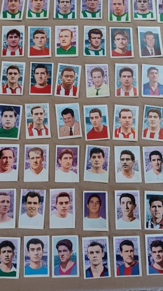 Cromos de fútbol antiguos