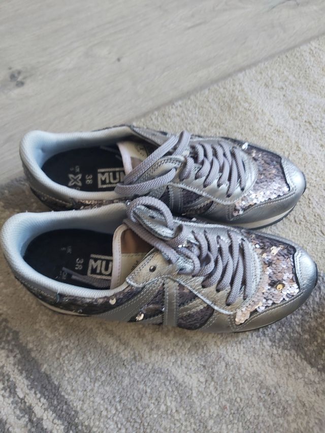 Zapatillas Munich Talla 38 Lentejuelas