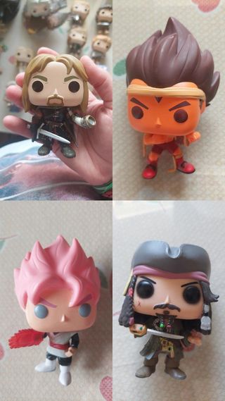 Lote Funko El Señor de los Anillos y Dragon Ball