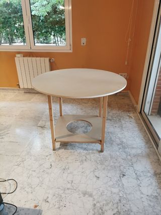 Mesa camilla de 100 cm. de diámetro 