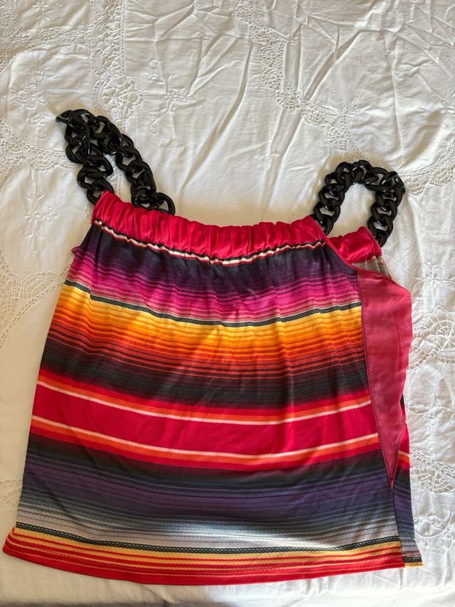 Top donna estivo fantasia righe